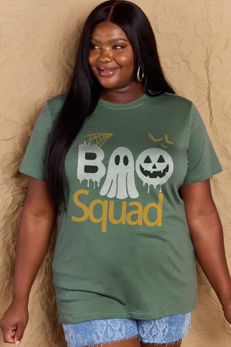 Aila Full Size BOO SQUAD Graphic Cotton T-Shirt