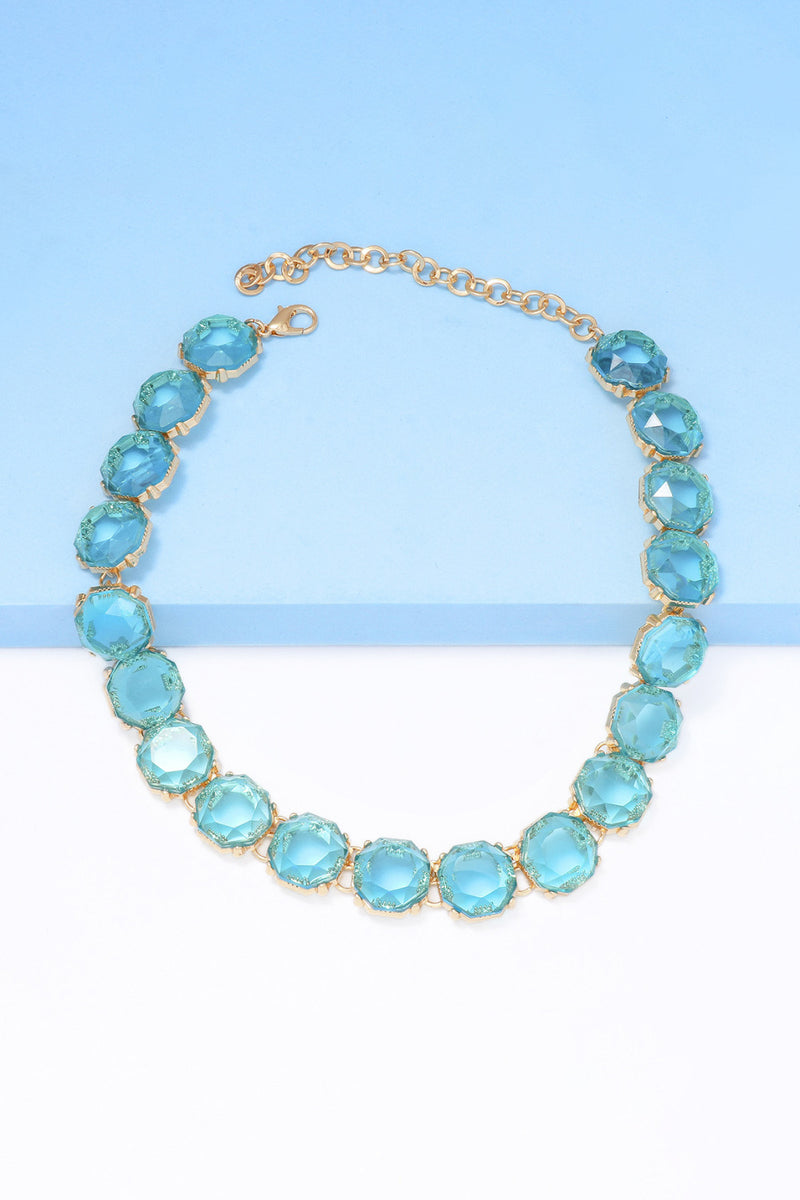 Leia Zinc Alloy Resin Necklace