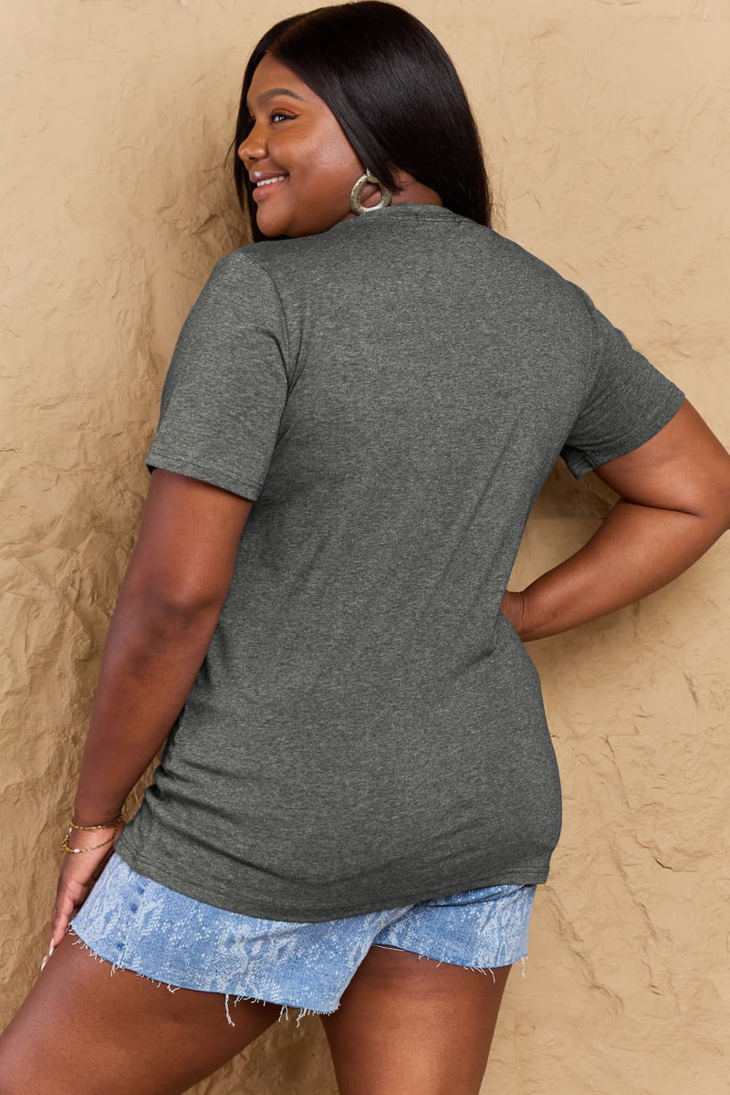 Priscilla Full Size Graphic BOO Cotton T-Shirt