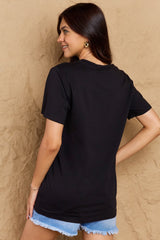Priscilla Full Size Graphic BOO Cotton T-Shirt
