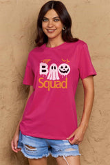 Aila Full Size BOO SQUAD Graphic Cotton T-Shirt