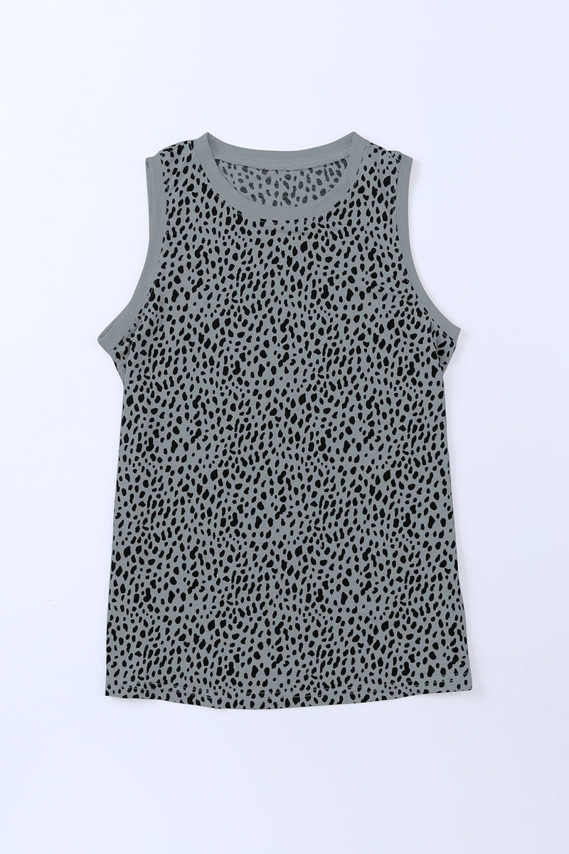 Whitley Printed Round Neck Tank