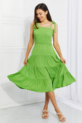 Blythe Full Size Summer Solstice Smocked Tiered Dress