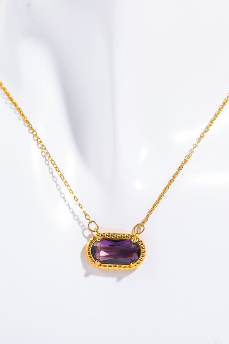 Brooklyn Copper 14K Gold Pleated Pendant Necklace