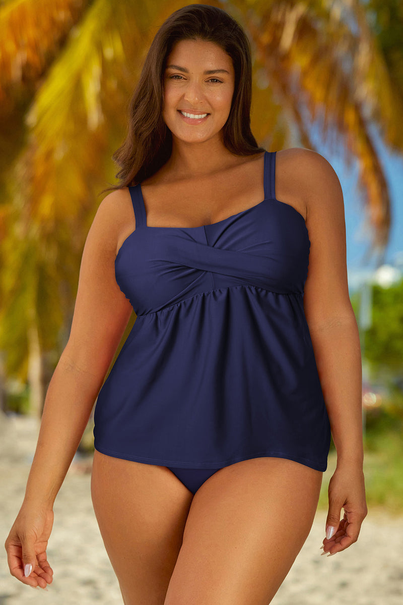 Mika Full Size Adjustable Strap Tankini Set