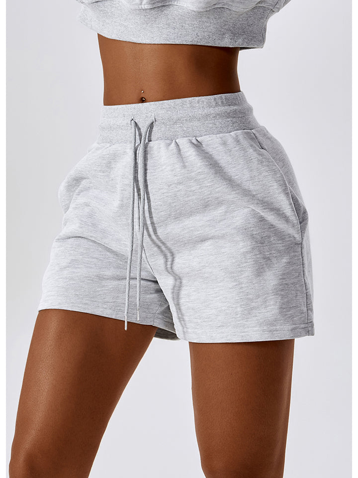 Juniper Drawstring Smocked Waist Sports Shorts