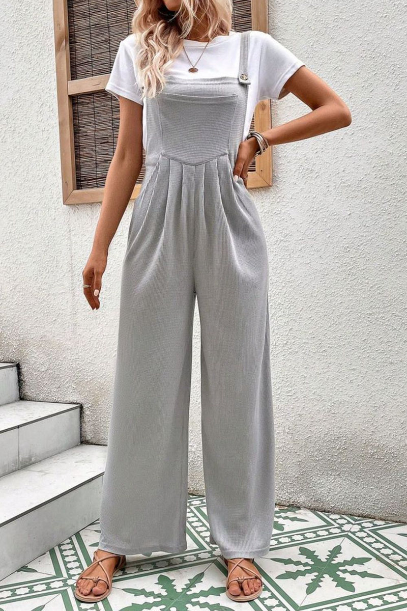 Raina Square Neck Sleeveless Jumpsuit