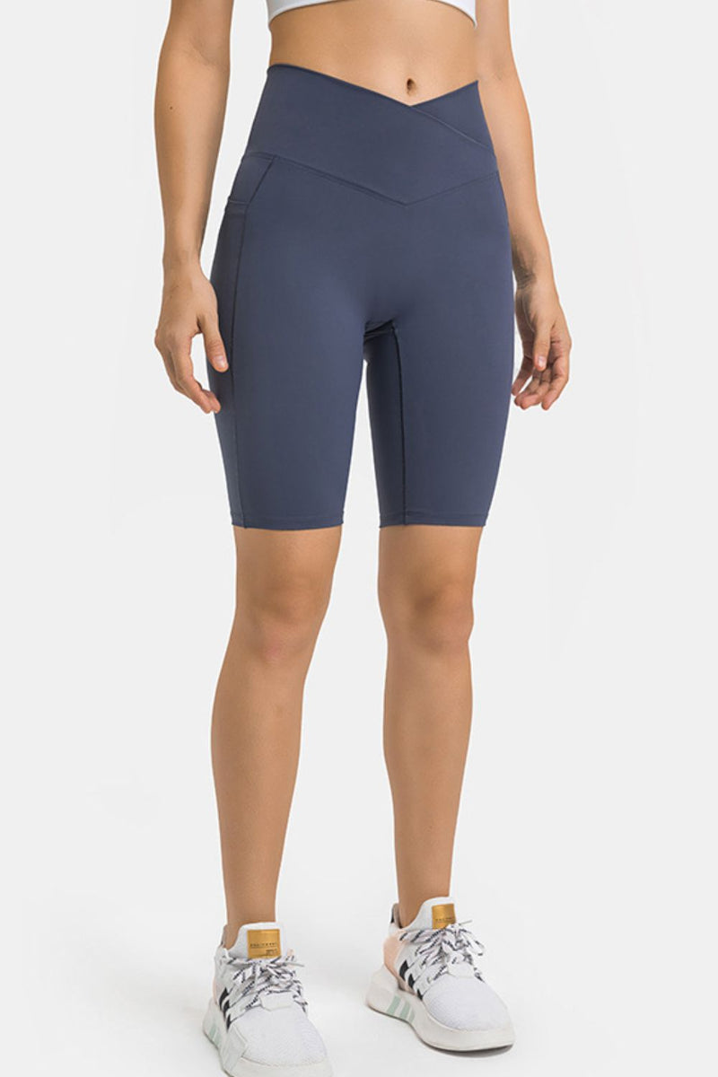 Savannah High Waist Biker Shorts with Pockets