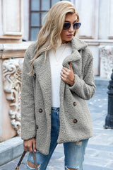 Oakley Full Size Lapel Collar Sherpa Coat