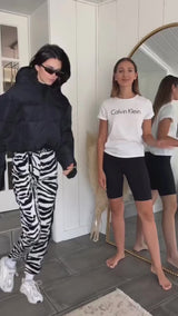 Kendal Zebra Print Black/White PANTS