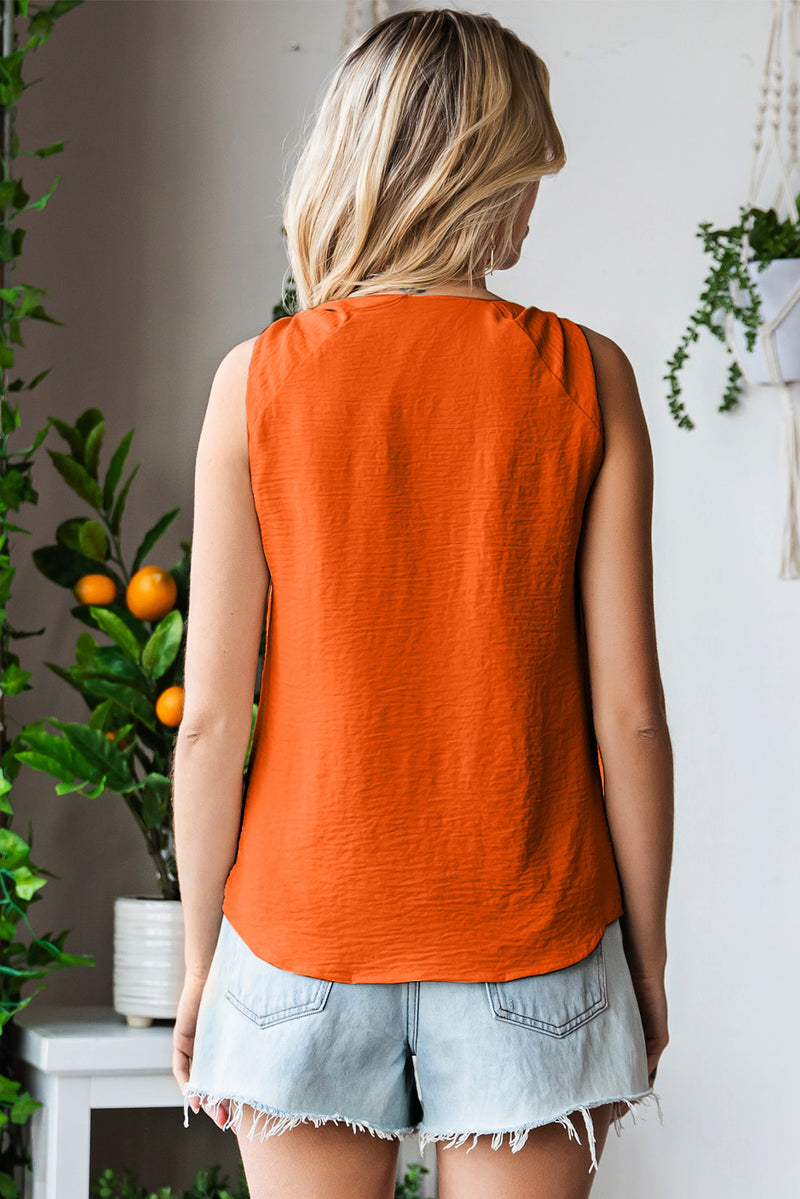 Celeste Knot Detail V-Neck Tank