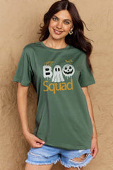 Aila Full Size BOO SQUAD Graphic Cotton T-Shirt