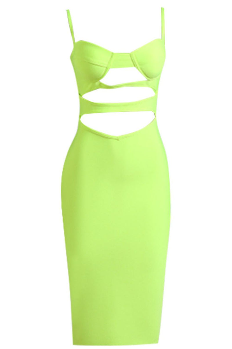 Carolina Cutout Spaghetti Strap Bodycon Dress