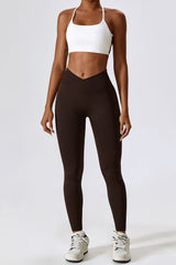 Angie Slim Fit Wide Waistband Sports Leggings