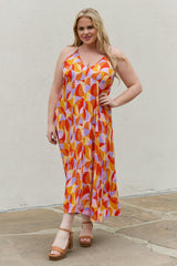 Poppy Full Size Printed Sleeveless Maxi Dress