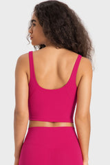 Bianca Deep V-Neck Crop Sports Bra