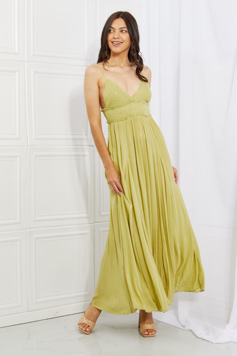Sadie Plus One Smocked Bust Maxi Dress