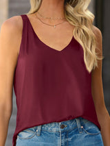 Raya V-Neck Ruched Detail Tank