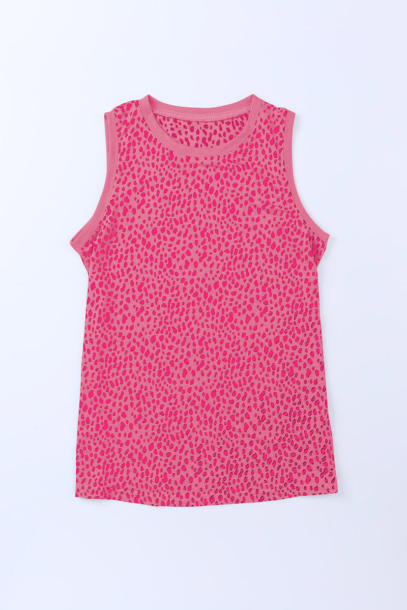 Whitley Printed Round Neck Tank