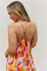 Poppy Full Size Printed Sleeveless Maxi Dress