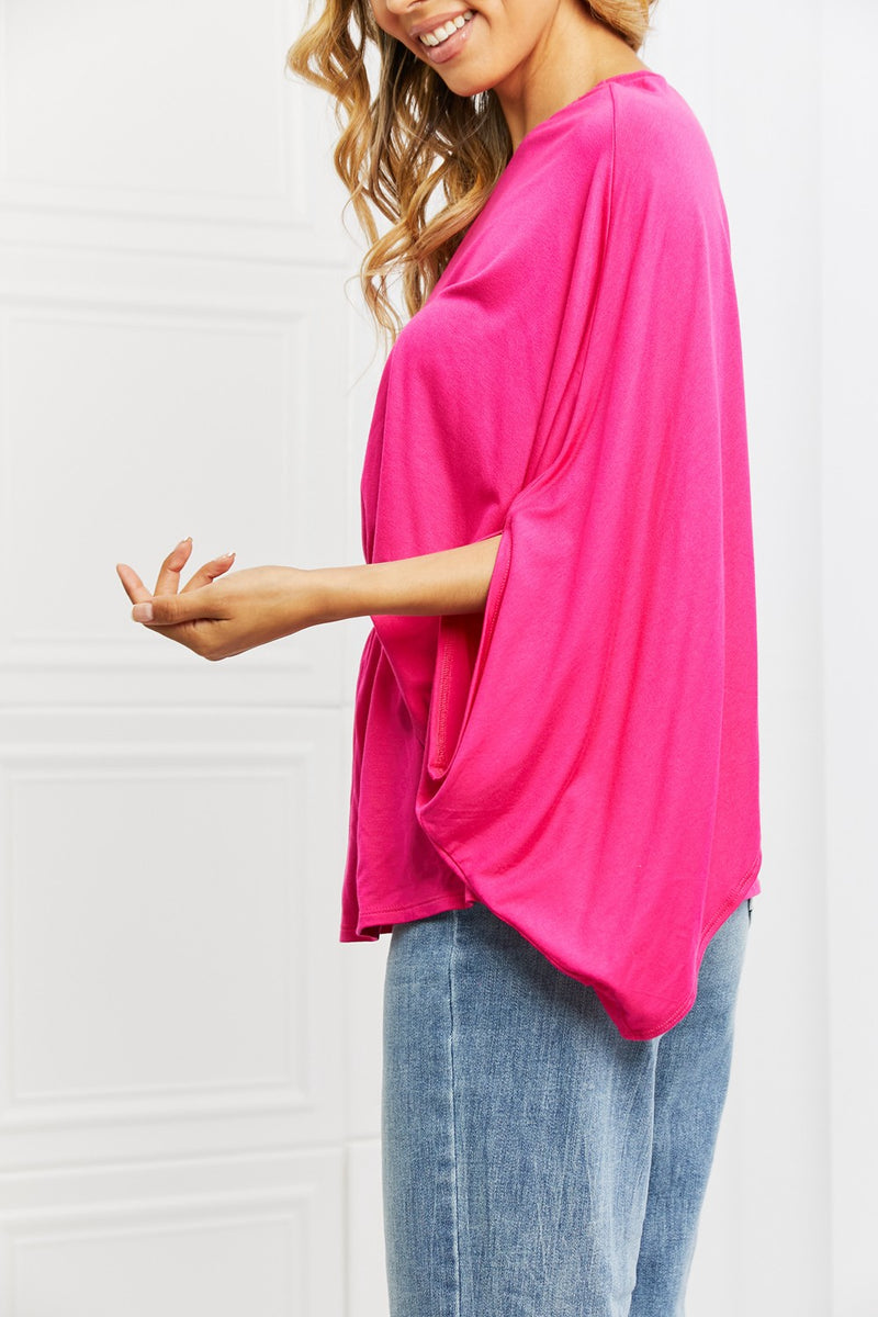 Elle Full Size One Shoulder Top