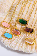 Brooklyn Copper 14K Gold Pleated Pendant Necklace