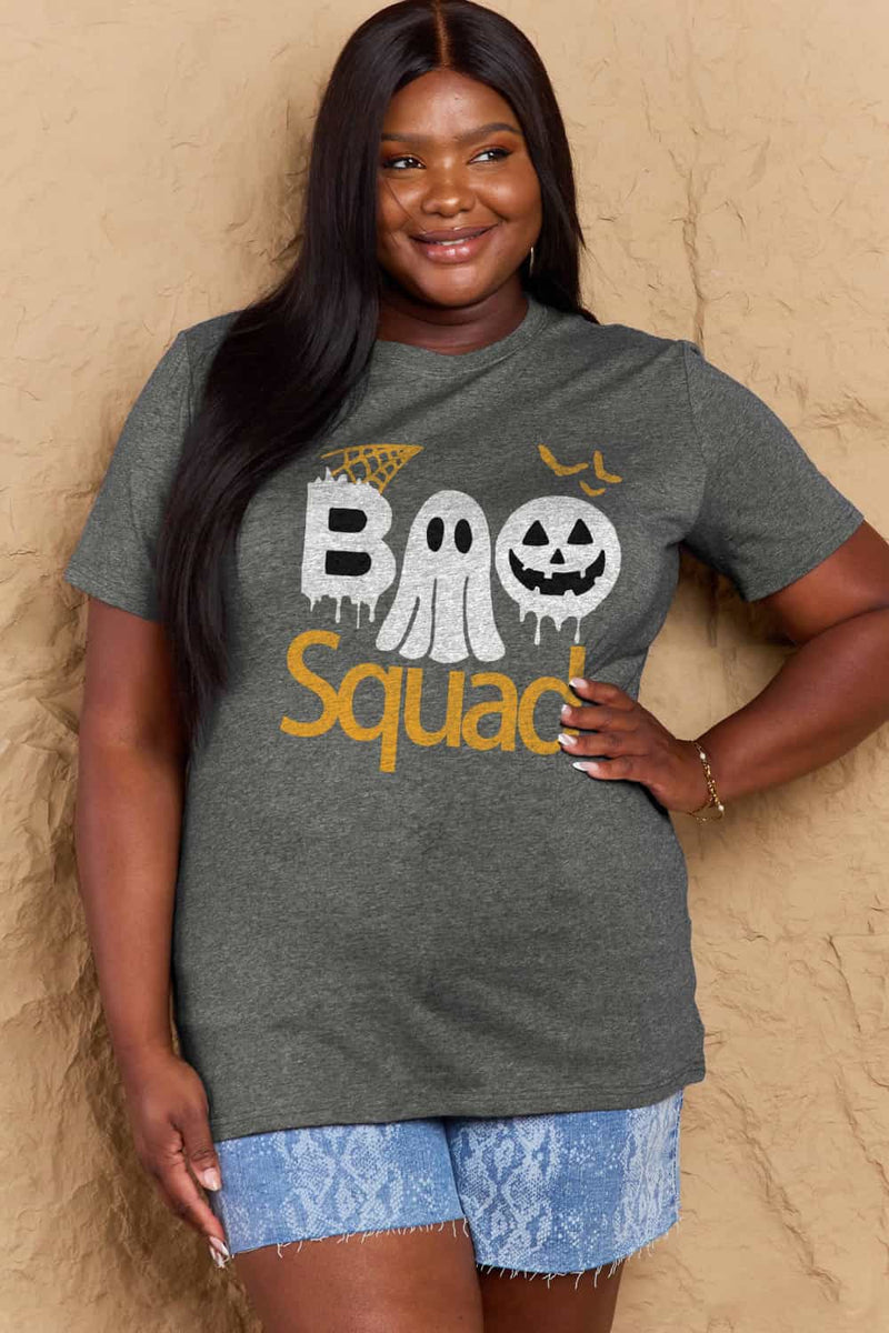 Aila Full Size BOO SQUAD Graphic Cotton T-Shirt