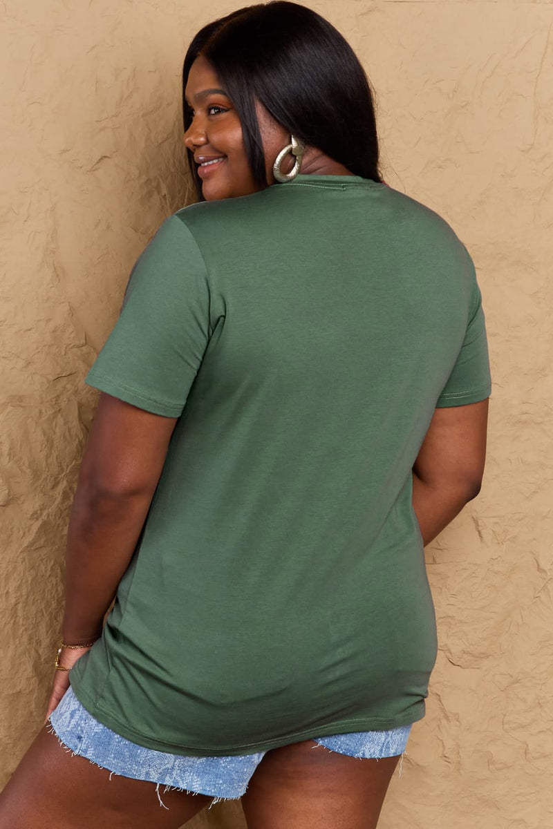 Priscilla Full Size Graphic BOO Cotton T-Shirt