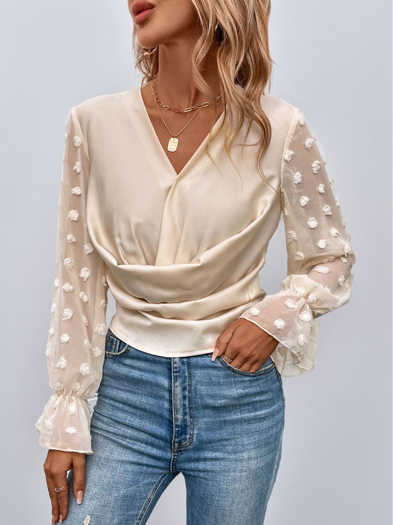 Tinsley Flounce Sleeve Blouse