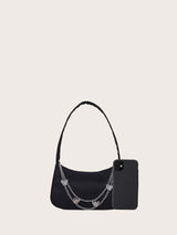 Aliya Butterfly Charm Polyester Hand Bag