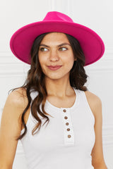 Josephine Fedora Hat in Pink