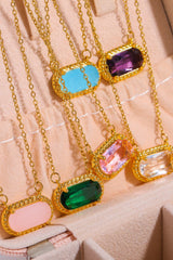 Brooklyn Copper 14K Gold Pleated Pendant Necklace