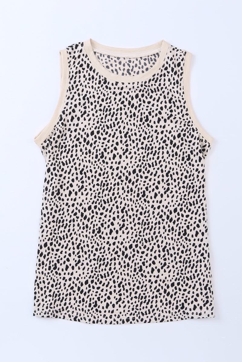Whitley Printed Round Neck Tank