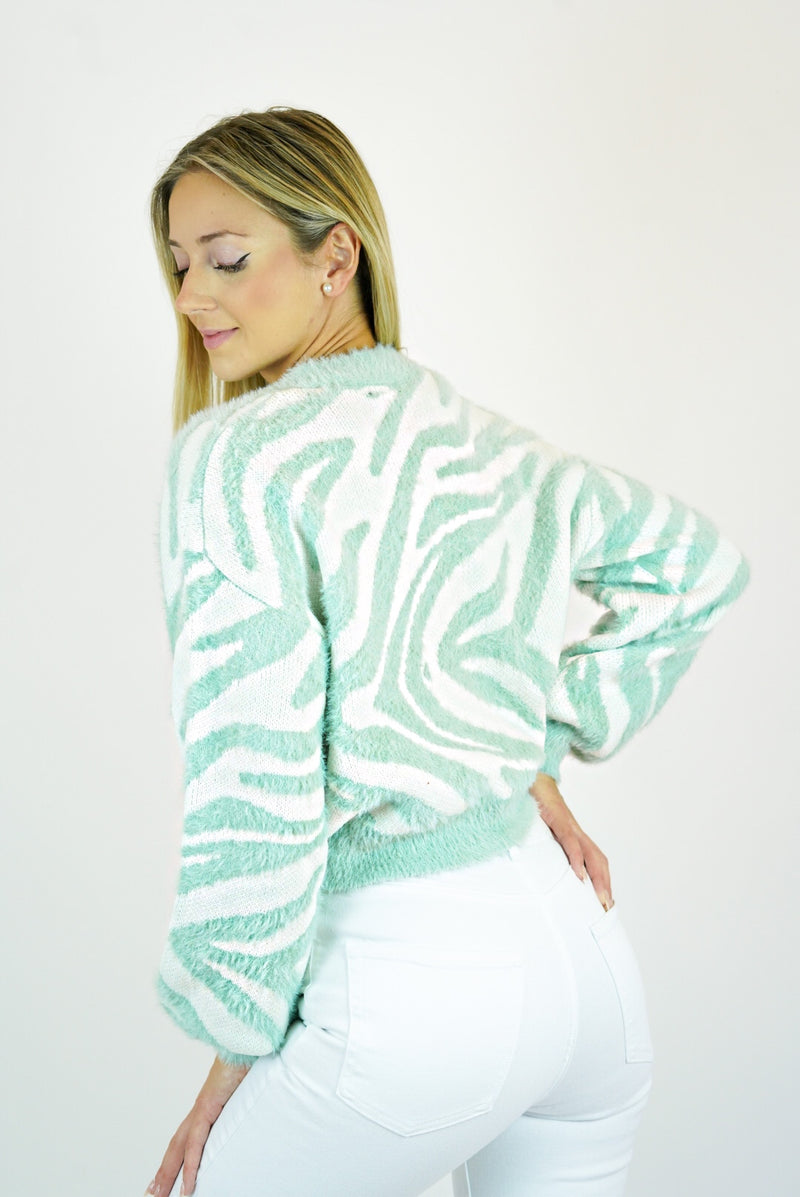 Sophie Animal Print Sweater
