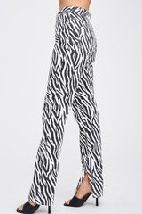 Kendal Zebra Print Black/White PANTS