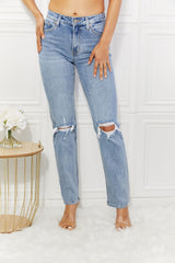 Faith Abby High Rise Slim Straight Jeans