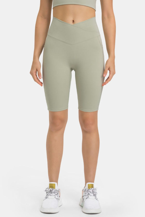 Savannah High Waist Biker Shorts with Pockets