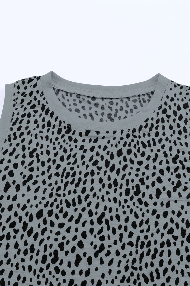 Whitley Printed Round Neck Tank