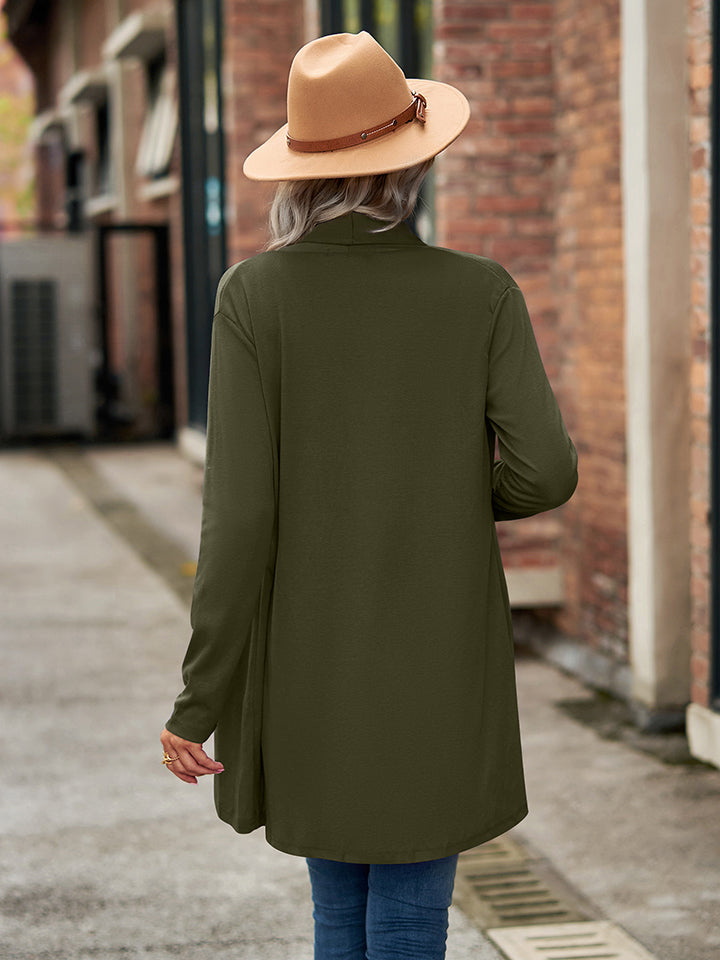 Veda Open Front Long Sleeve Cardigan