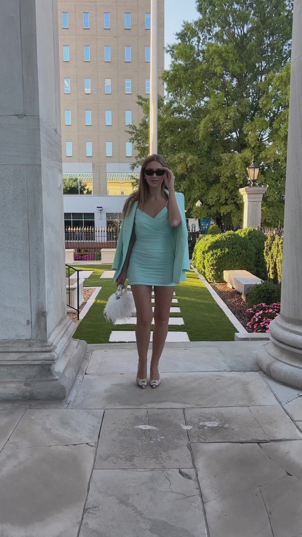 Jessica Blue Midi Dress