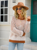 Leighton Round Neck Long Sleeve Sweater
