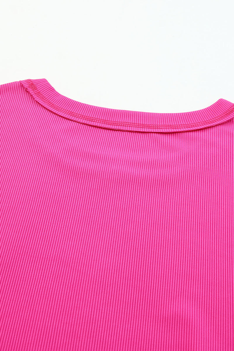 Lorraine Plus Size Round Neck Dropped Shoulder Tee
