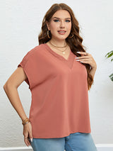 Nikita V-Neck Short Sleeve Blouse