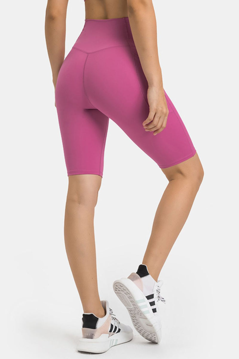 Savannah High Waist Biker Shorts with Pockets