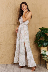 Zaylee Open Cross Back Maxi Dress