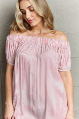 Jennifer Off The Shoulder Mini Dress