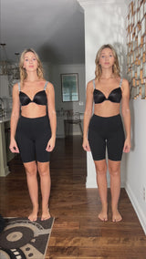 Charlotte Feather Top in White/Black