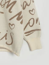 Alice Round Neck Drawstring Sweater