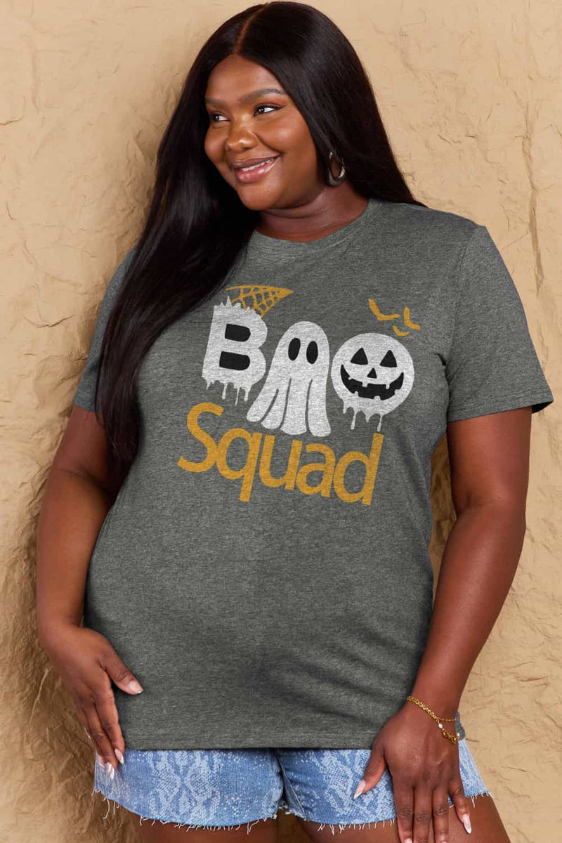Aila Full Size BOO SQUAD Graphic Cotton T-Shirt