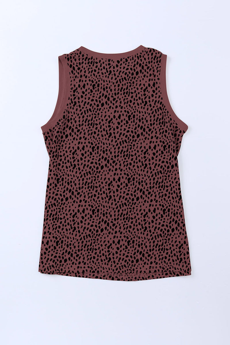 Whitley Printed Round Neck Tank